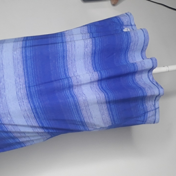 RBX Performance shades of blue and purple workout womens tank top - Picture 3 of 8